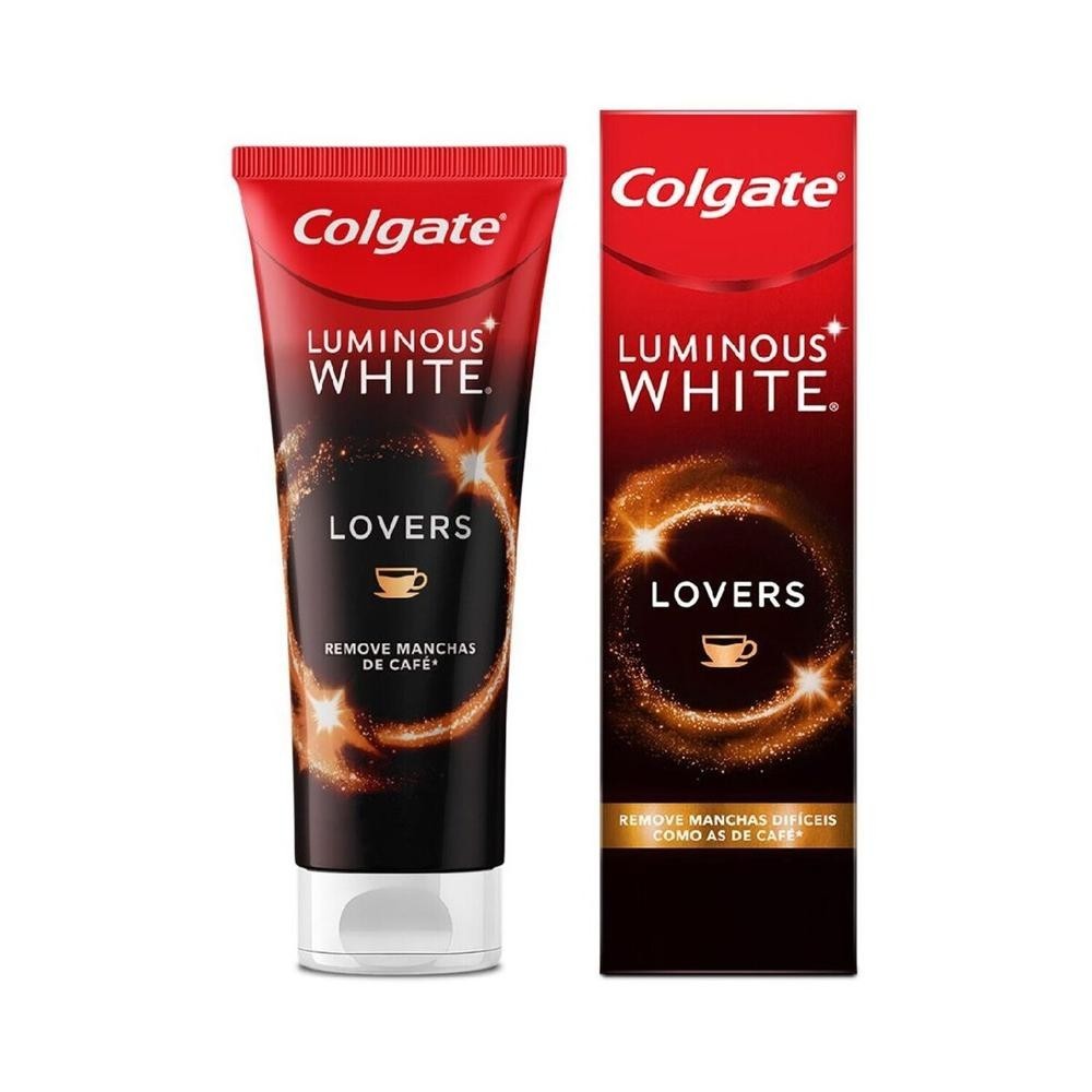 Creme Dental Colgate Luminous White Lovers Remove Manchas de Cafe 70g Creme Dental Colgate Luminous White Lovers Remove Manchas de Cafe 70g
