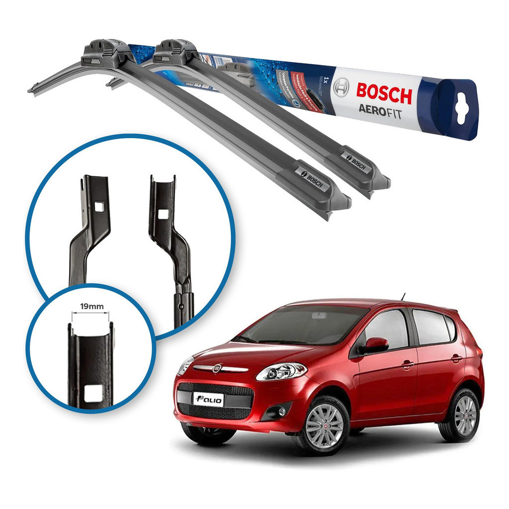 Par Palheta Limpado Bosch Original Palio G5 2012 2013 2014 Par Palheta Limpado Bosch Original Palio G5 2012 2013 2014