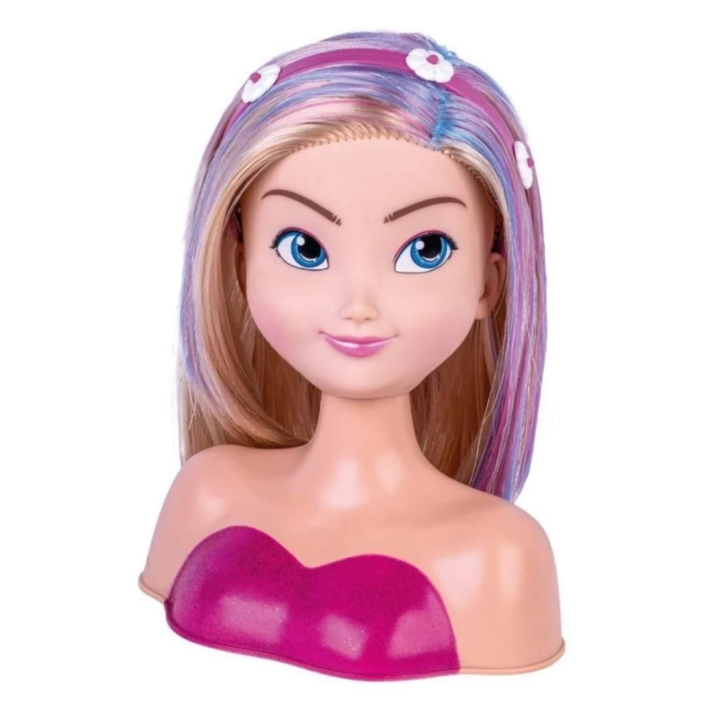 Boneca Super Estilosa Para Pentear e Maquiar Busto Nancy Hair Shiny Super Toys – 518 Boneca Super Estilosa Para Pentear e Maquiar Busto Nancy Hair Shiny Super Toys – 518