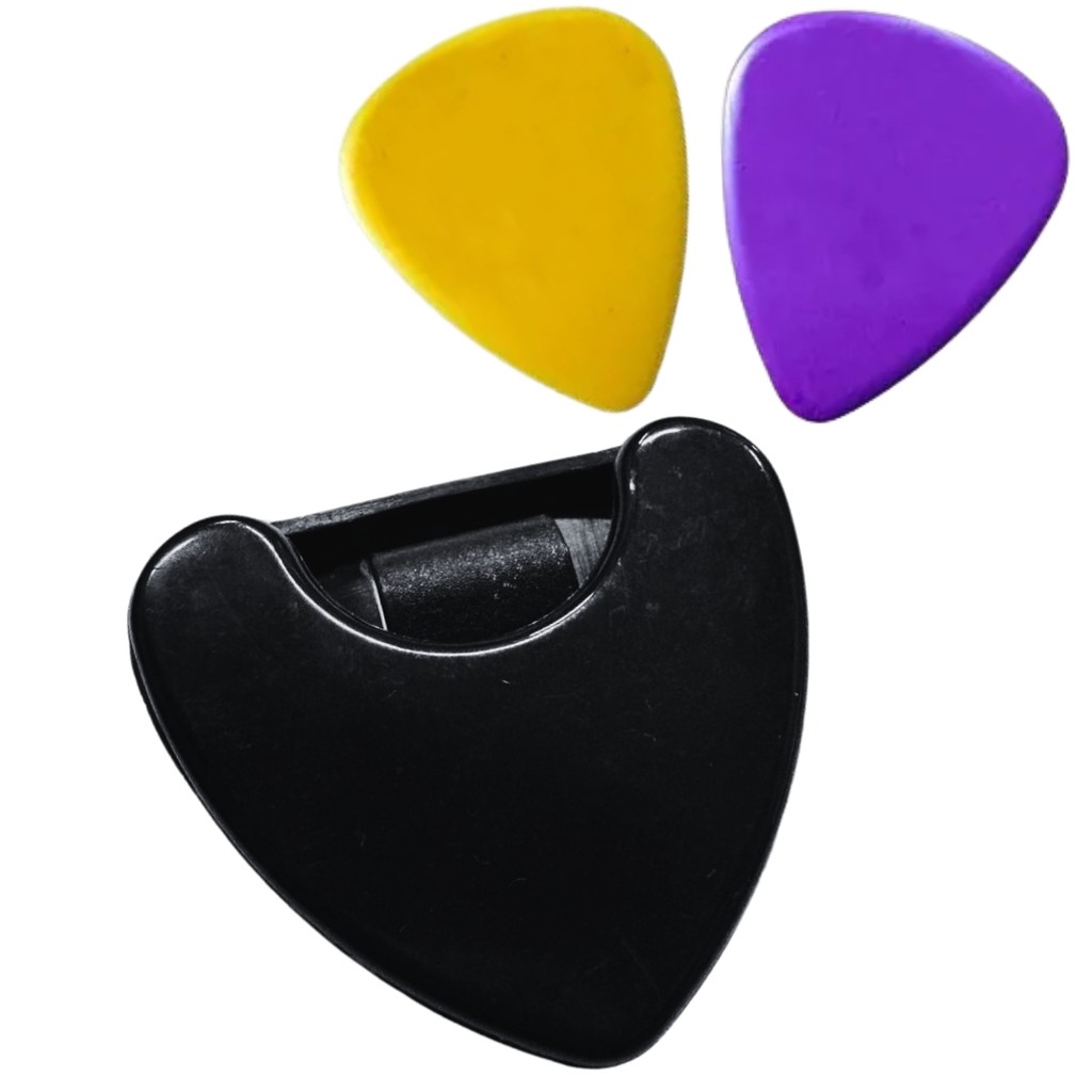 Porta Palhetas Violão LK- Guitarra- Ukulele- Cavaquinho + 2 Palhetas Porta Palhetas Violão LK- Guitarra- Ukulele- Cavaquinho + 2 Palhetas