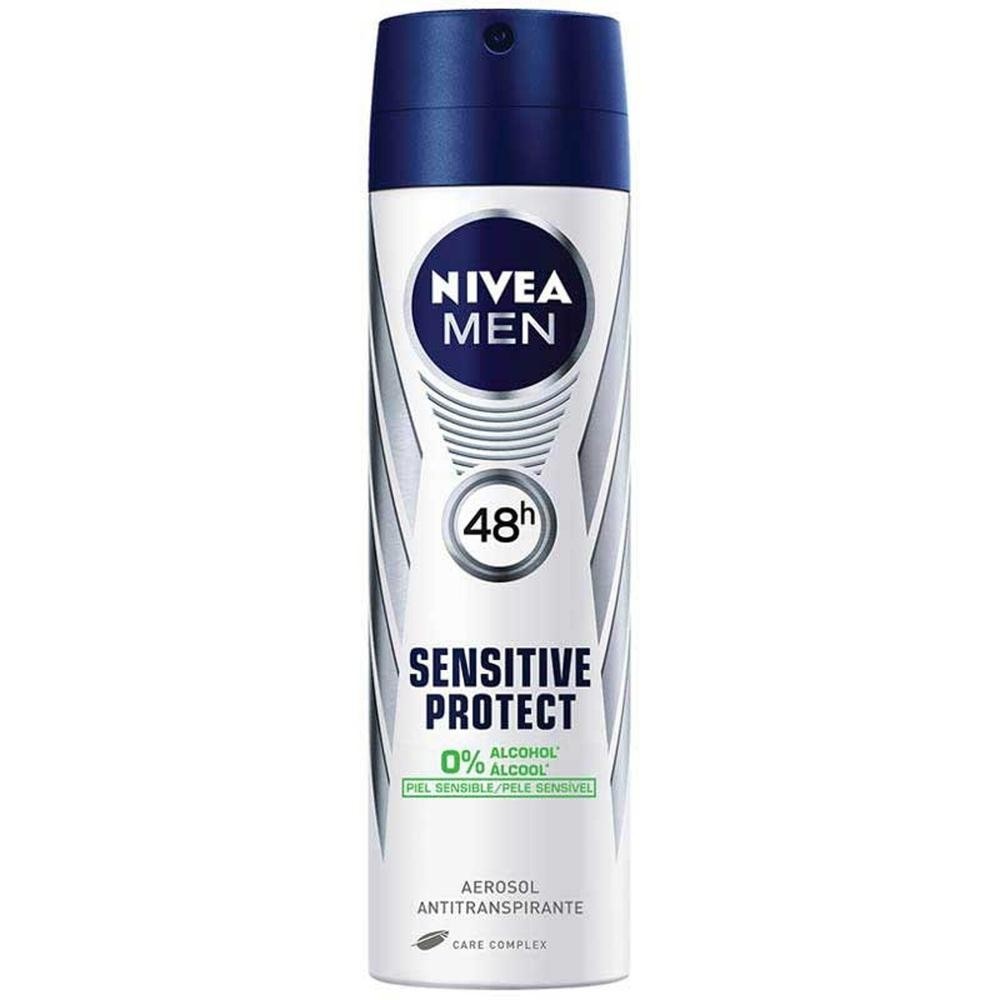 Desodorante Aerosol Nivea Men Sensitive Protect 150ml Desodorante Aerosol Nivea Men Sensitive Protect 150ml
