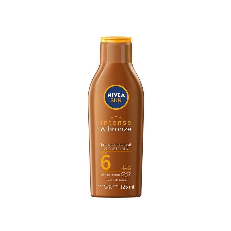 Loção Bronzeadora Nivea Sun Intense & Bronze FPS6 125ml Loção Bronzeadora Nivea Sun Intense & Bronze FPS6 125ml