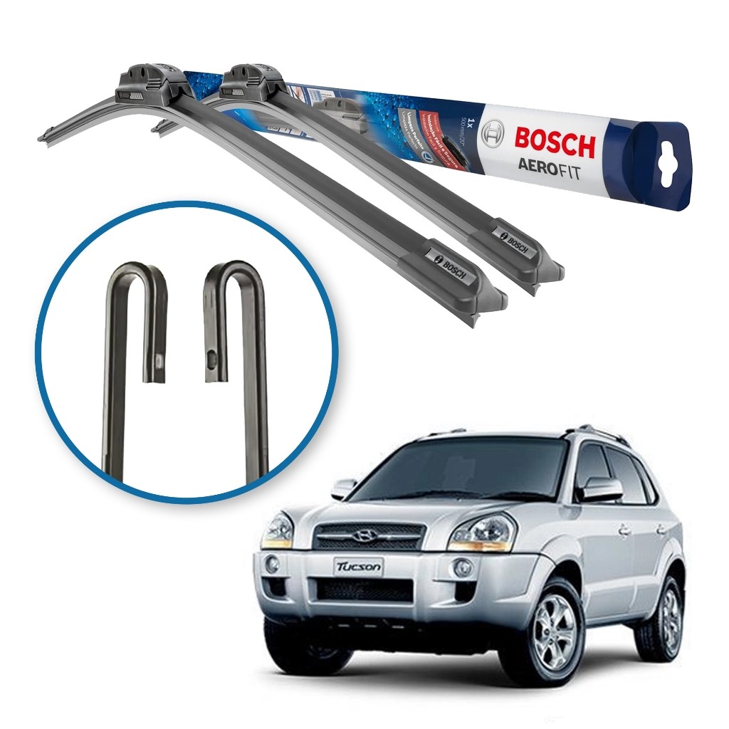 Palheta Limpador Parabrisa Original Bosch Hyundai Tucson 2004 A 2017 Palheta Limpador Parabrisa Original Bosch Hyundai Tucson 2004 A 2017