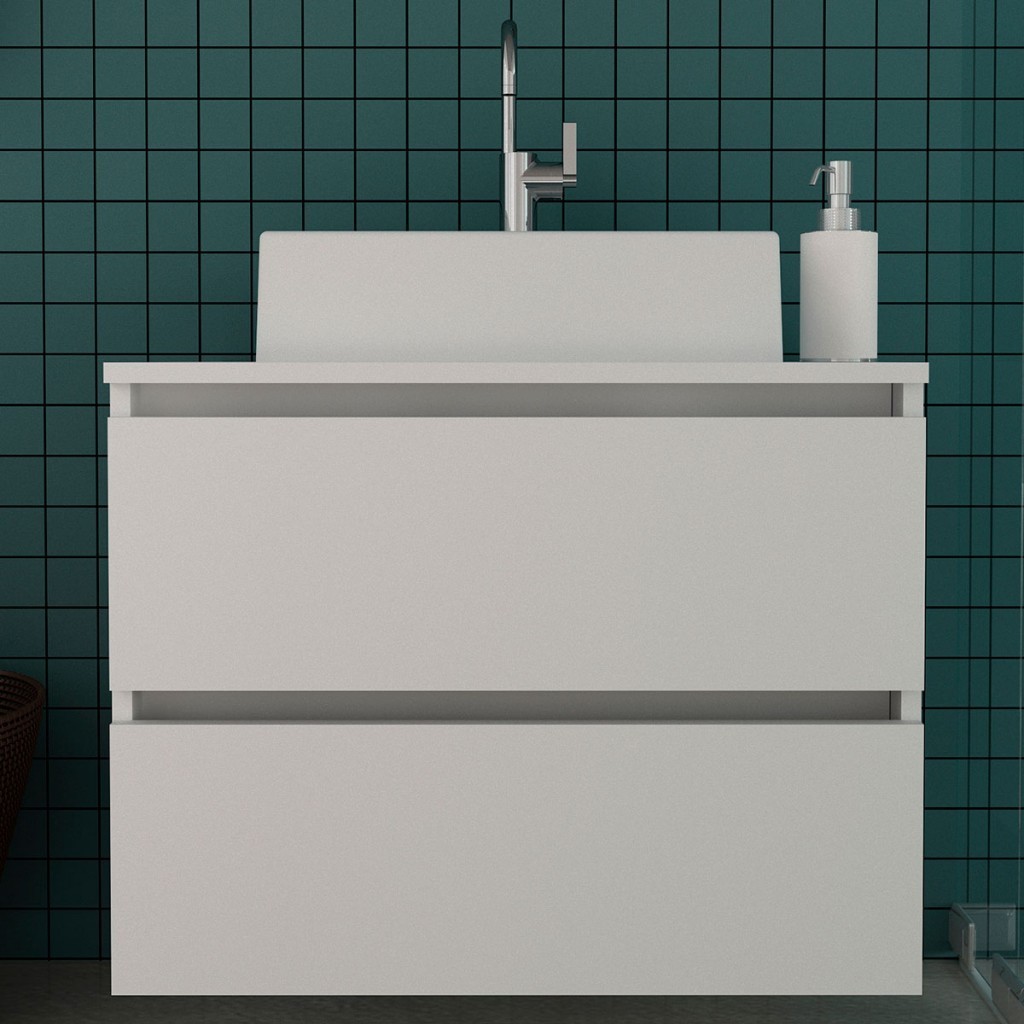 Armário de Banheiro 2 Gavetas Branco Bn3607 – Tecno Mobili Armário de Banheiro 2 Gavetas Branco Bn3607 – Tecno Mobili