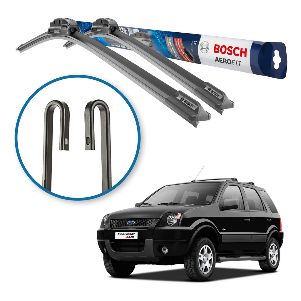 Palheta Limpador Chuva Parabrisa Bosch Ford Ecosport 2003 E 2004 Palheta Limpador Chuva Parabrisa Bosch Ford Ecosport 2003 E 2004