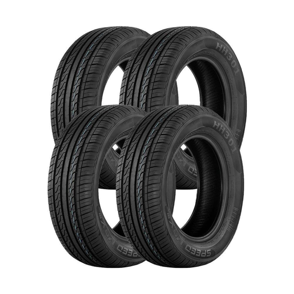Jogo 4 Pneus Speedmax Aro 15 HH301 185/65R15 88H Jogo 4 Pneus Speedmax Aro 15 HH301 185/65R15 88H