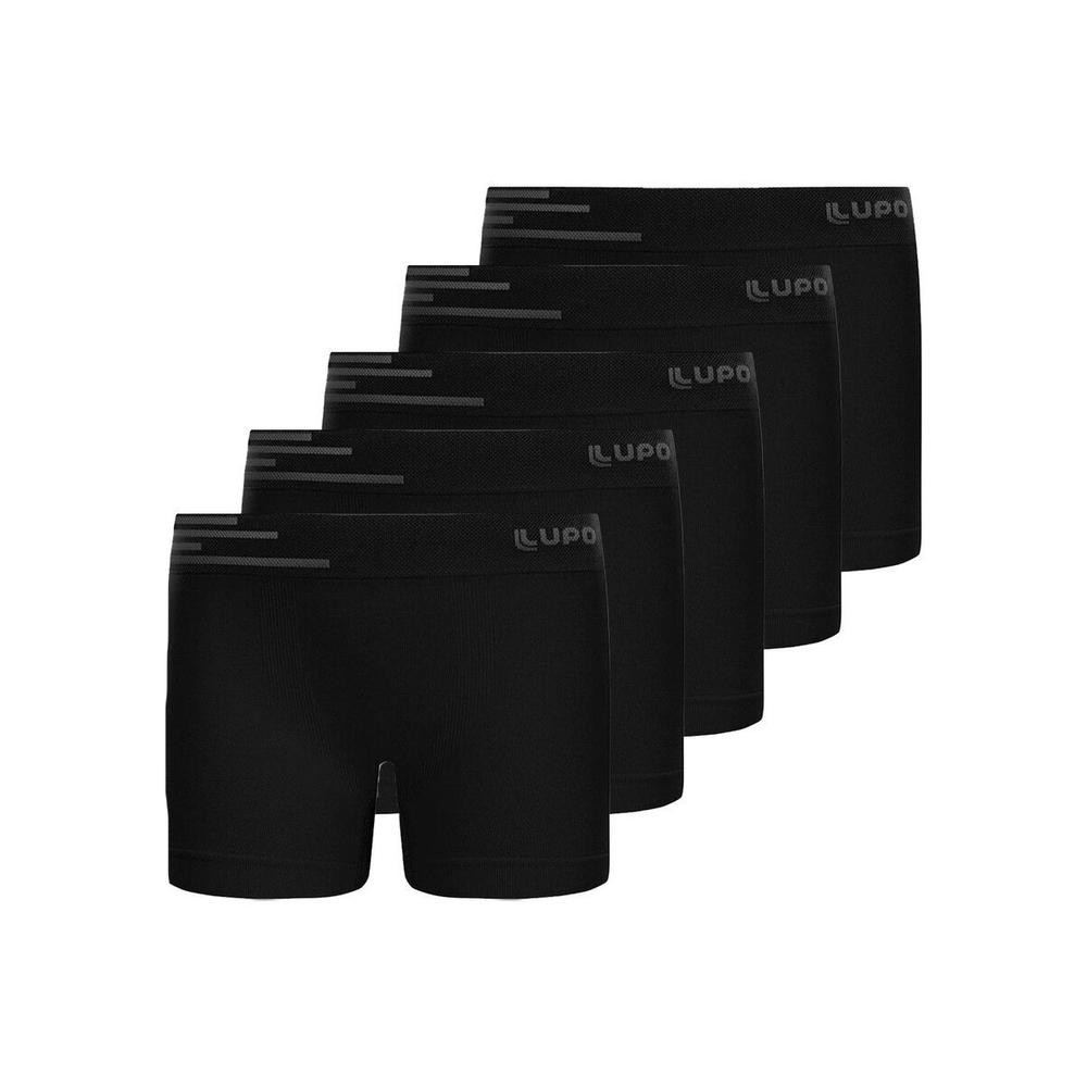 Kit com 5 Cuecas Infantil Boxer Lupinho 132-002 Kit com 5 Cuecas Infantil Boxer Lupinho 132-002