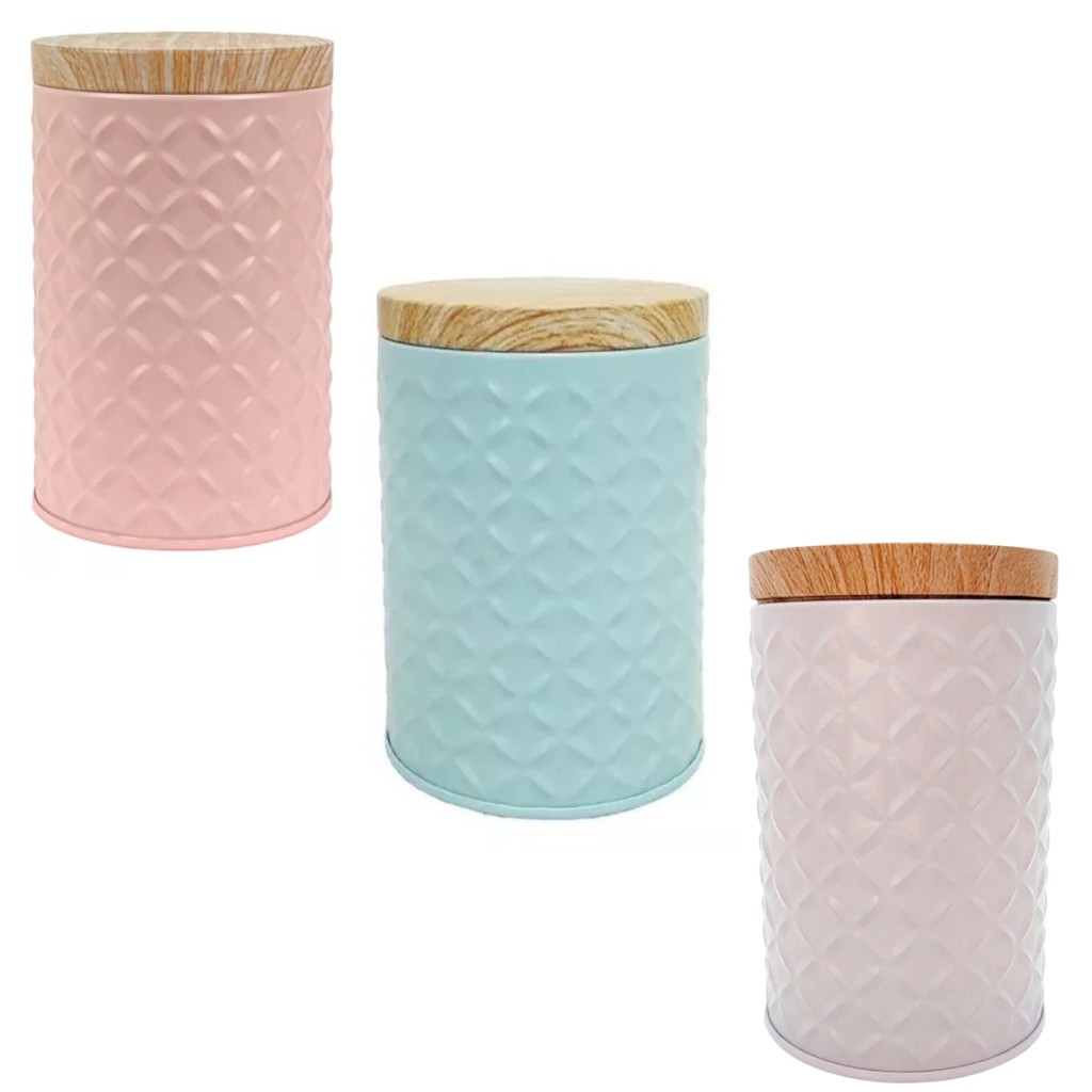 Lata Organizadora de Metal Texturizada Versatilidade 400ml – Yoss Lata Organizadora de Metal Texturizada Versatilidade 400ml – Yoss