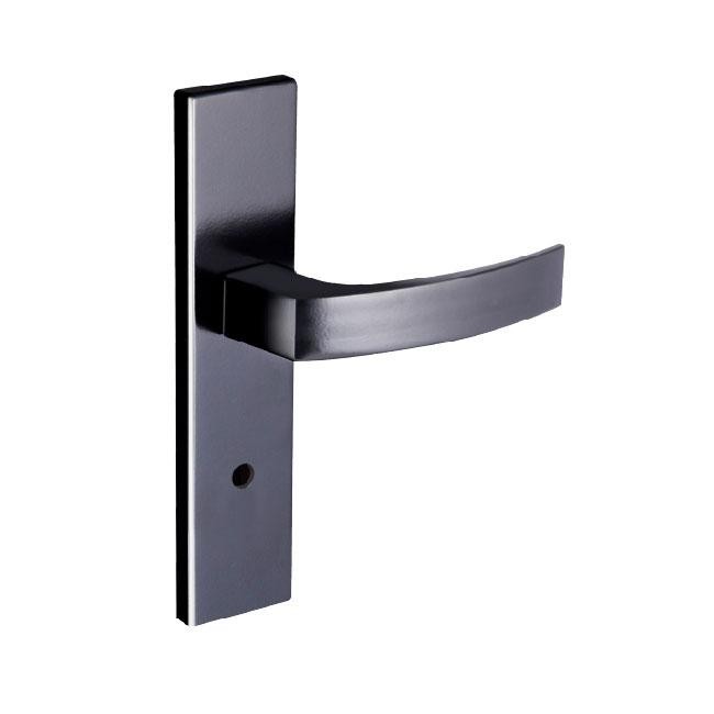fechadura banheiro quadratta curva espelho s40 preto fosco alianca fechadura banheiro quadratta curva espelho s40 preto fosco alianca