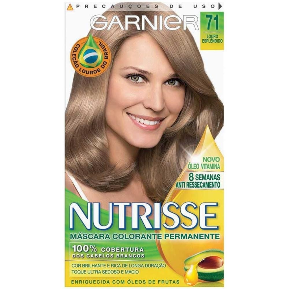 Tintura Creme Garnier Nutrisse 71 Louro Explendido Tintura Creme Garnier Nutrisse 71 Louro Explendido