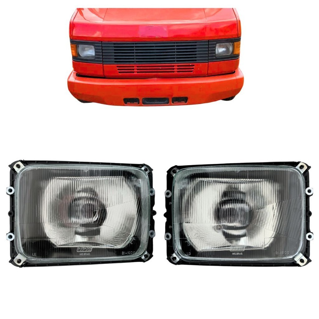 Par Farol Bicudinho Compativel Mercedes MB 709 710 712 Par Farol Bicudinho Compativel Mercedes MB 709 710 712
