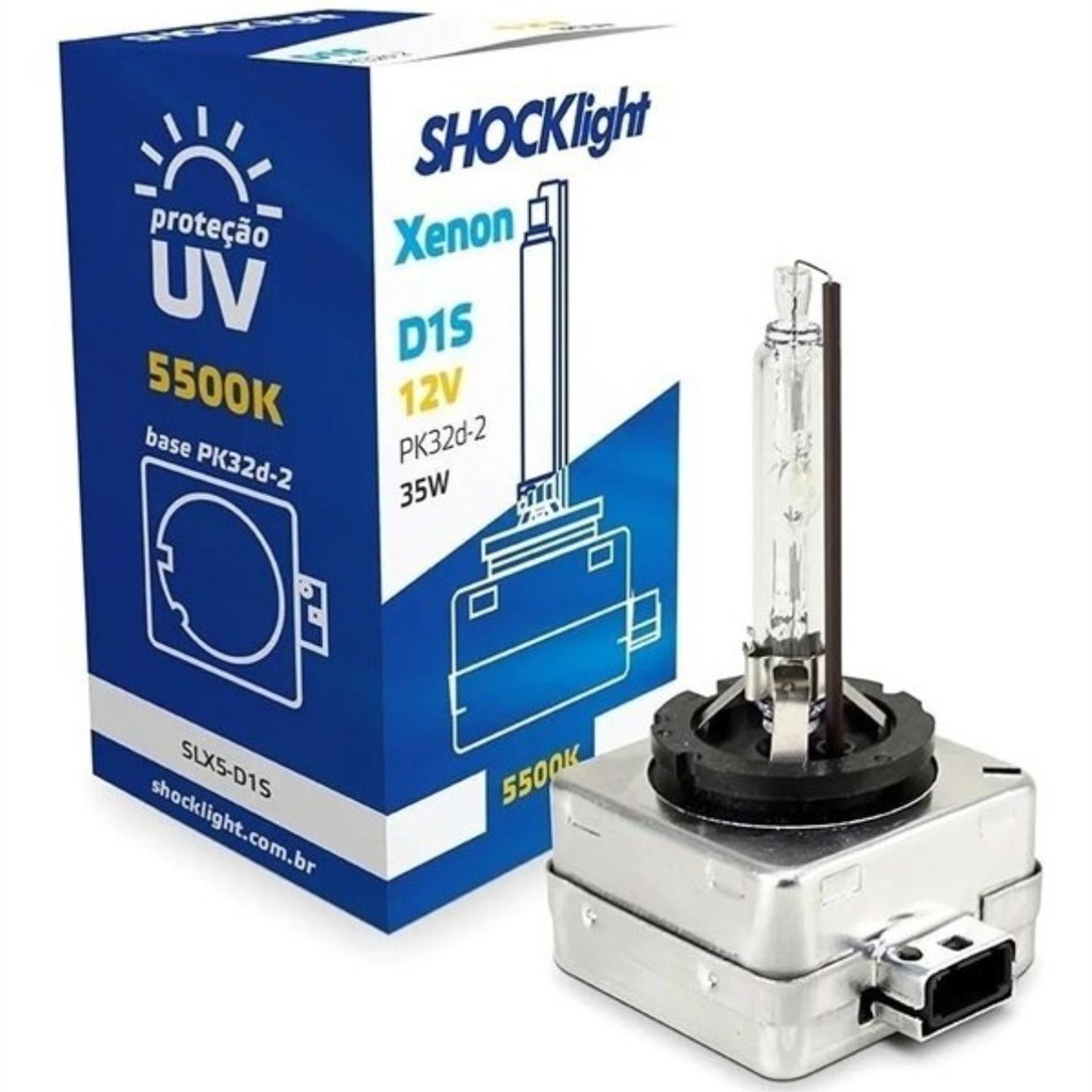Lâmpada Xenon D1S 5500K 35W 12V – SLX5-D1S Lâmpada Xenon D1S 5500K 35W 12V – SLX5-D1S