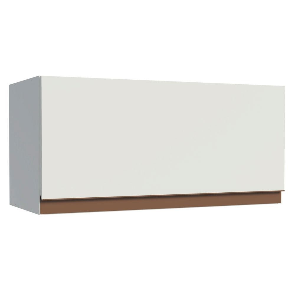 Armário de Cozinha Aéreo 70 cm 1 Porta Branco Reims Madesa Armário de Cozinha Aéreo 70 cm 1 Porta Branco Reims Madesa