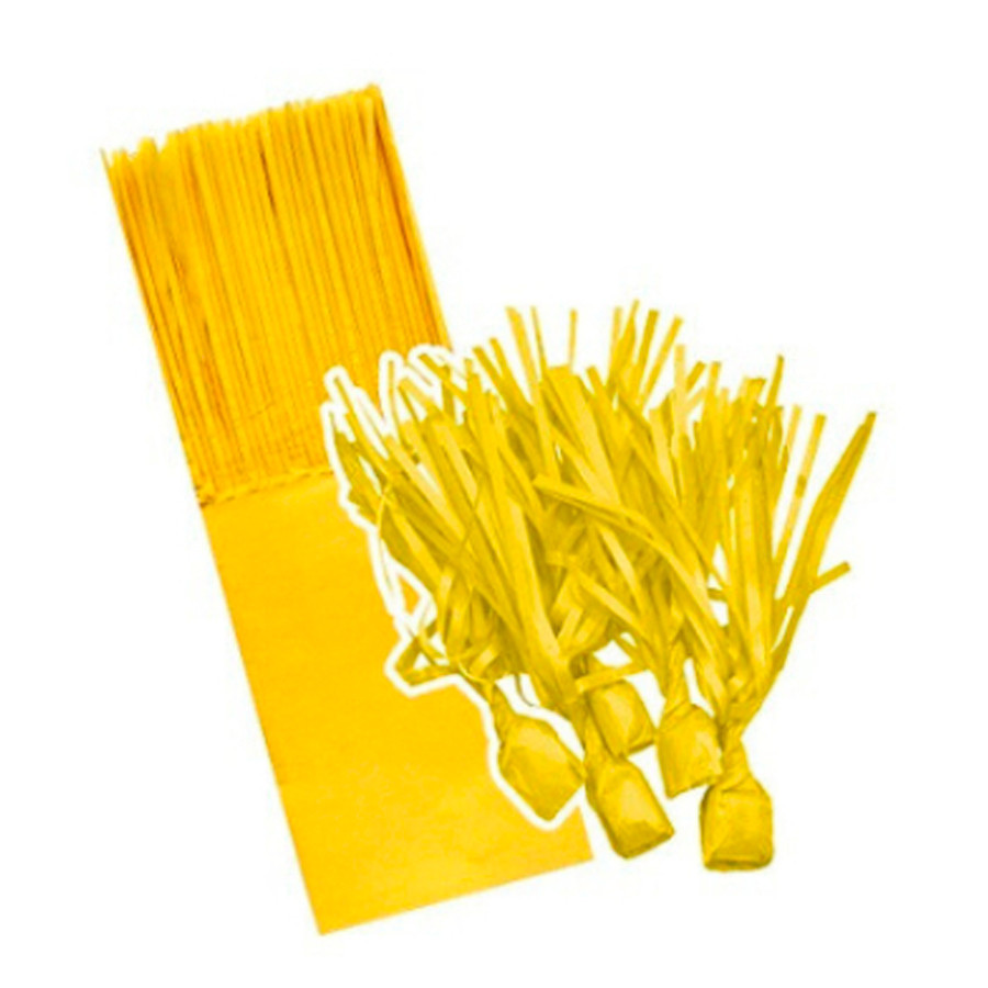 Papel para Bala de Coco – 8,5 x 21,5 cm – Amarelo – 48 unidades – CampFestas – Rizzo Papel para Bala de Coco – 8,5 x 21,5 cm – Amarelo – 48 unidades – CampFestas – Rizzo