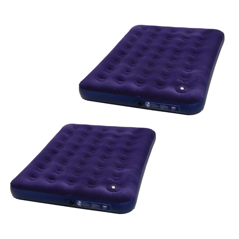 Kit 2 Colchão Inflável de Casal Com Inflador Acoplado Mor Kit 2 Colchão Inflável de Casal Com Inflador Acoplado Mor