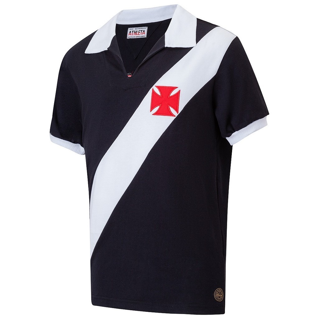 Camisa Vasco Retrô 1960 Preta Masculina Oficial Camisa Vasco Retrô 1960 Preta Masculina Oficial