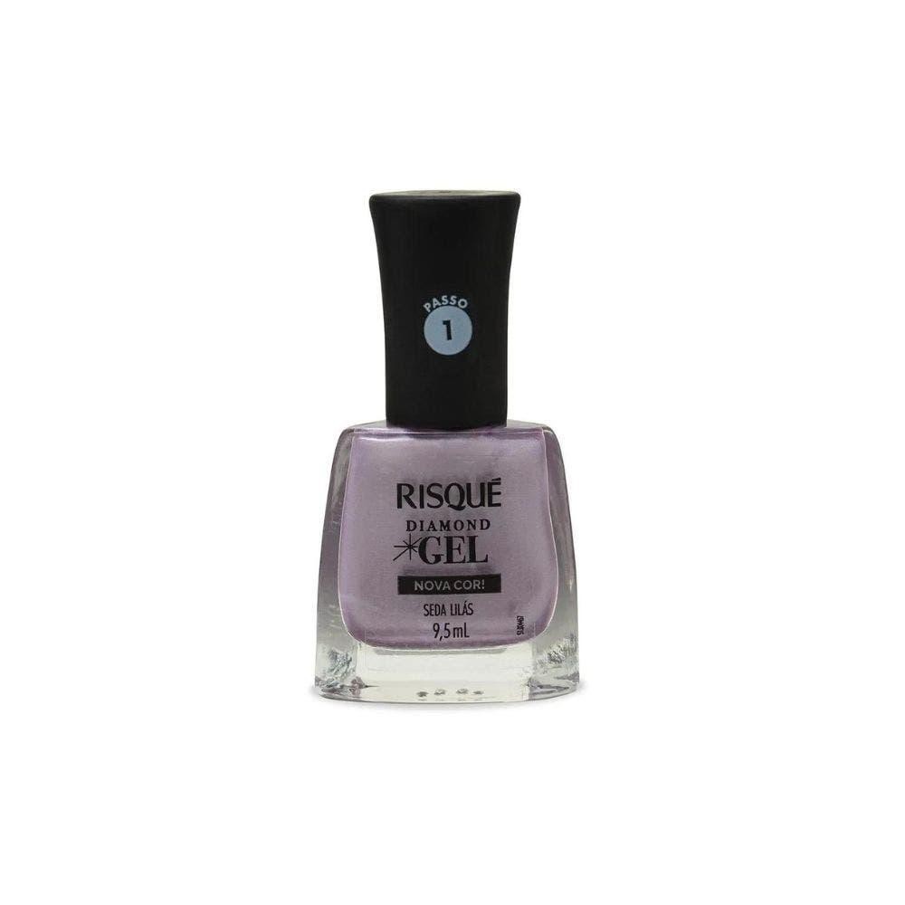 Esmalte Metálico Diamond Gel Seda Lilás 9,5ml Esmalte Metálico Diamond Gel Seda Lilás 9,5ml