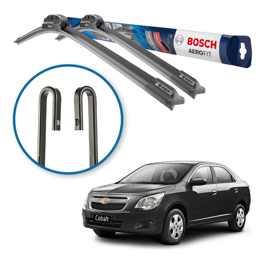 Par Palheta Limpador Parabrisa Bosch Gm Cobalt 2011 A 2020