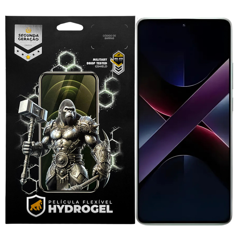 Película Protetora Anti-impacto Ultra resistente para Xiaomi Poco X7 Pro 5G Hydrogel Gshield Película Protetora Anti-impacto Ultra resistente para Xiaomi Poco X7 Pro 5G Hydrogel Gshield