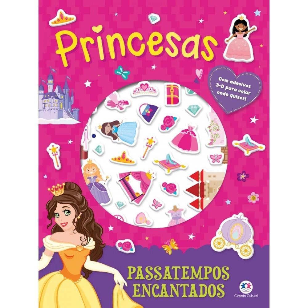 Livro Adesivos Princesas – Passatempos encantados