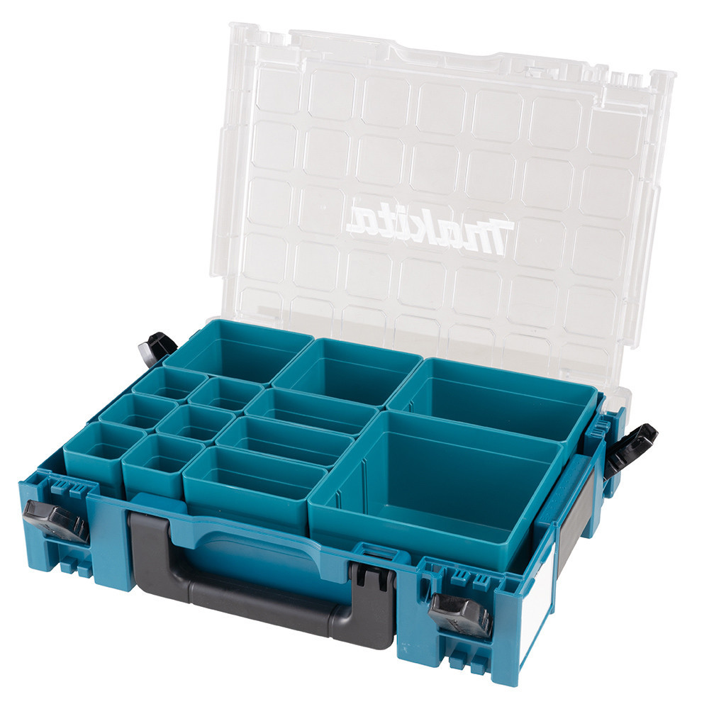 Caixa Organizadora Makpac com 13 Compartimentos 191X80-2 Azul Makita Caixa Organizadora Makpac com 13 Compartimentos 191X80-2 Azul Makita