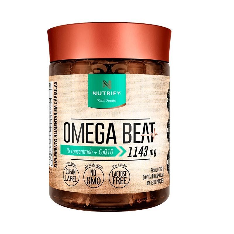 Ômega Beat – Nutrify – Coenzima Q10 e Ômega 3 – 60 capsulas Ômega Beat – Nutrify – Coenzima Q10 e Ômega 3 – 60 capsulas