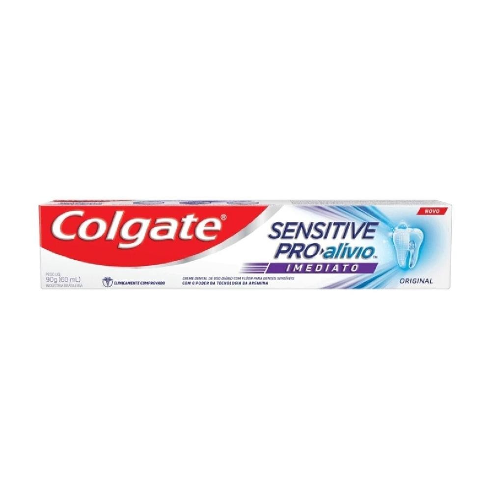Creme Dental Colgate Sensitive Pro-Alivio Imediato Original 90g Creme Dental Colgate Sensitive Pro-Alivio Imediato Original 90g