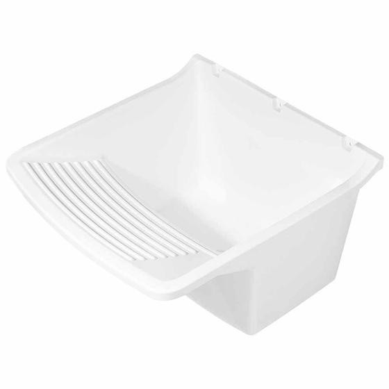 Tanque Branco 20 Litros com Válvula Integrada 470x480x350mm Herc Tanque Branco 20 Litros com Válvula Integrada 470x480x350mm Herc