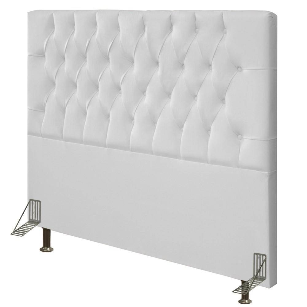Cabeceira Cama Box King 195cm Diamante Sintético J02 Branco – Mpozenato Cabeceira Cama Box King 195cm Diamante Sintético J02 Branco – Mpozenato