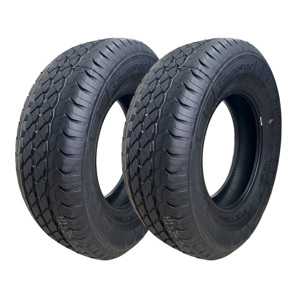 Kit 2 Pneus 225/70R15C 8PR 112/110R TL AplusHilux L200 Frontier S10 Ranger Grand Vitara Troller T4 Kit 2 Pneus 225/70R15C 8PR 112/110R TL AplusHilux L200 Frontier S10 Ranger Grand Vitara Troller T4