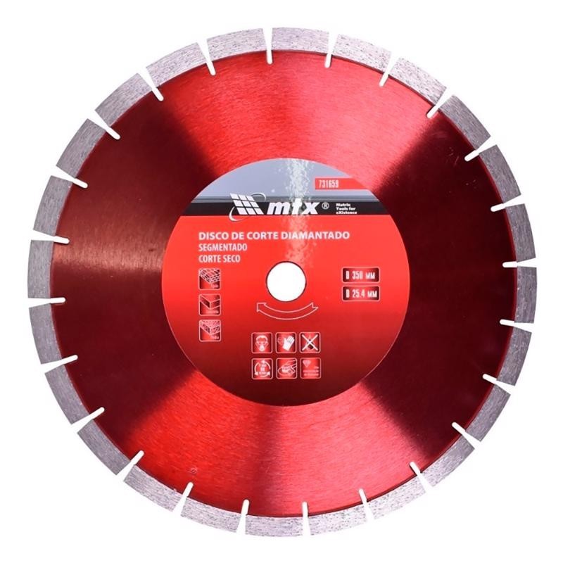 Disco de Corte Diamantado 14 Polegadas Segmentado para Concreto MTX Disco de Corte Diamantado 14 Polegadas Segmentado para Concreto MTX