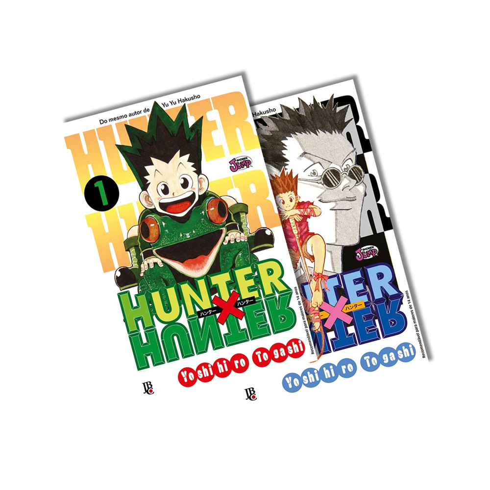 Mangás – Hunter x Hunter – Kit com as edições 1 e 2