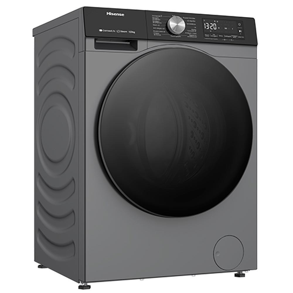 Lava e Seca 13Kg Hisense Titanium com 13 Programas de Lavagem, Steam, Wi-Fi – WD3S13 Lava e Seca 13Kg Hisense Titanium com 13 Programas de Lavagem, Steam, Wi-Fi – WD3S13