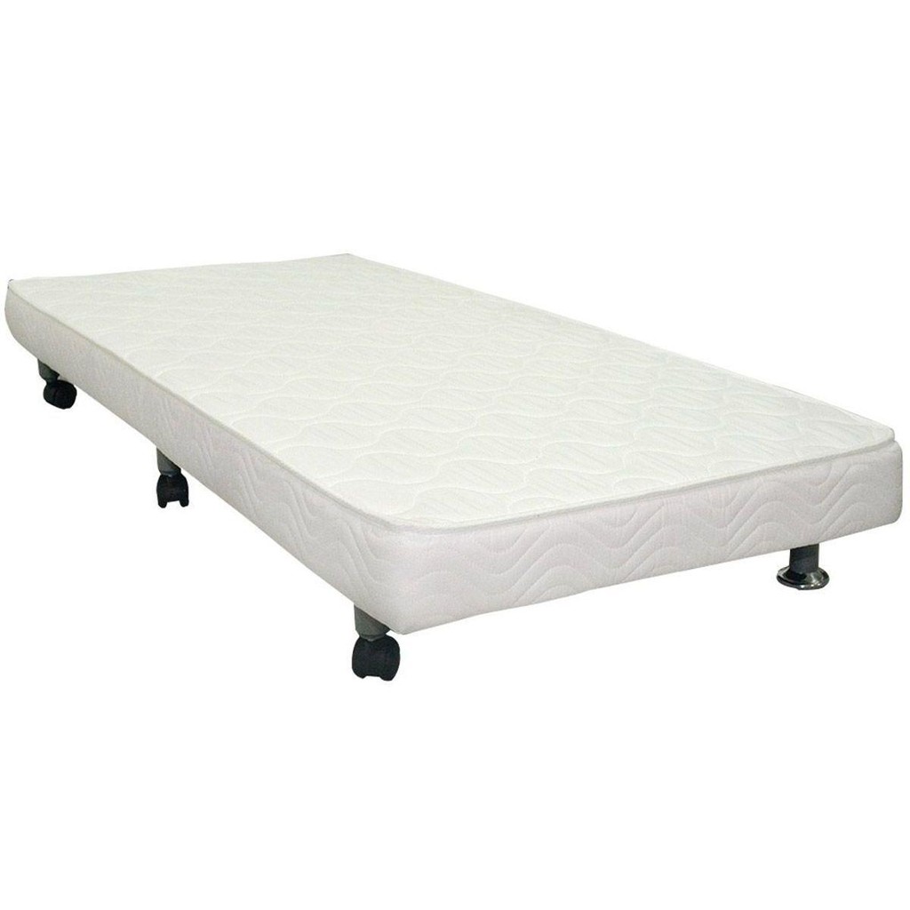 Cama Auxiliar D28 Solteiro Bordado White (79x171x11) – Ortobom Cama Auxiliar D28 Solteiro Bordado White (79x171x11) – Ortobom