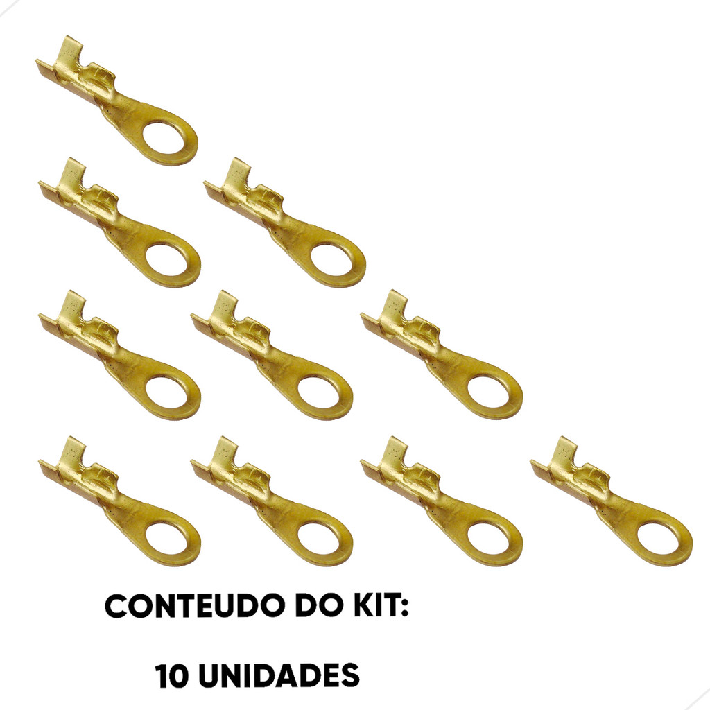 Kit Terminal Olhal 03/16 – 05.30 09.50 – 10 Unidades (kt10im00132s) 71605 Kit Terminal Olhal 03/16 – 05.30 09.50 – 10 Unidades (kt10im00132s) 71605