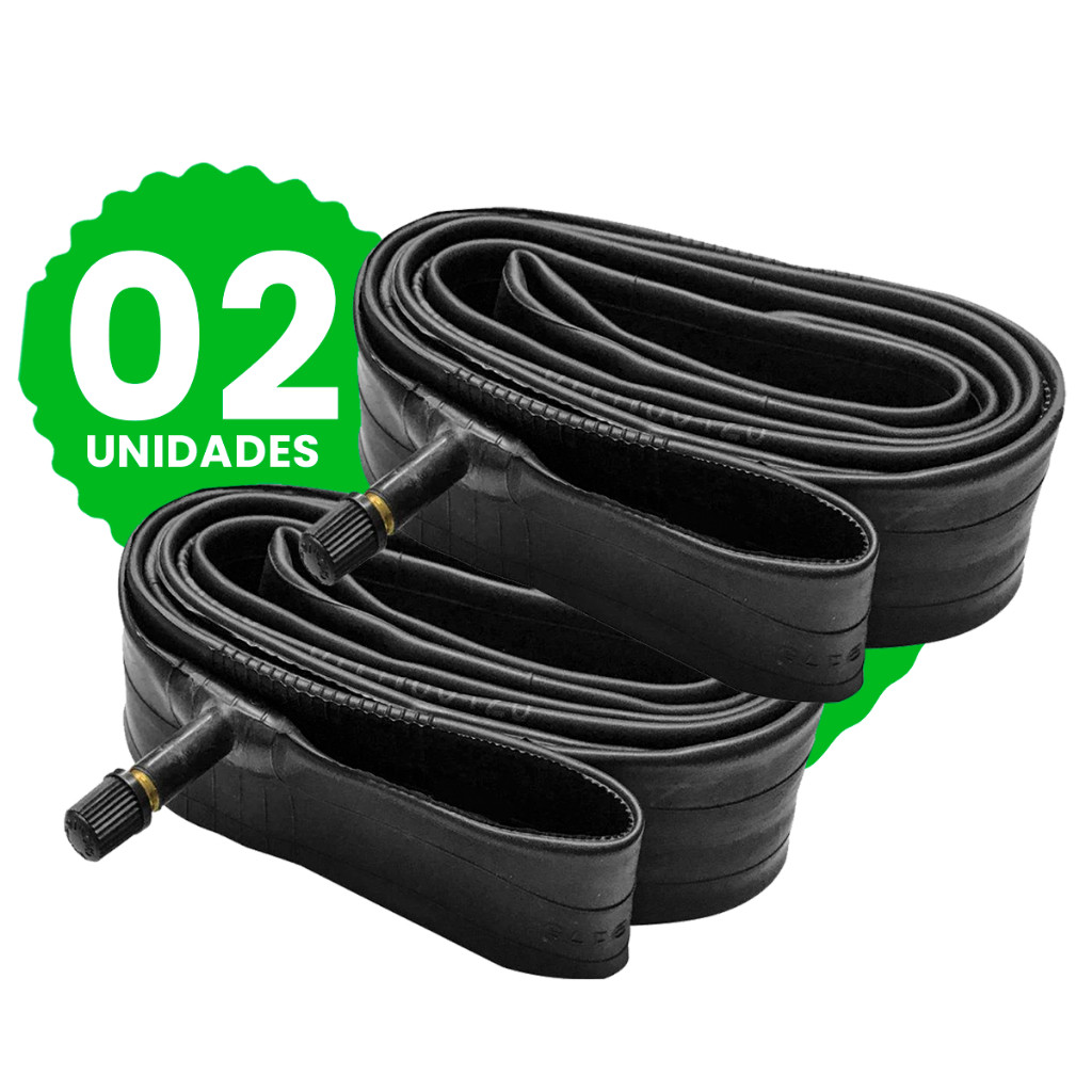 Kit com 02 Camara De Ar Paco 29 Bicicleta 29×1.95/2.125 Bico Grosso