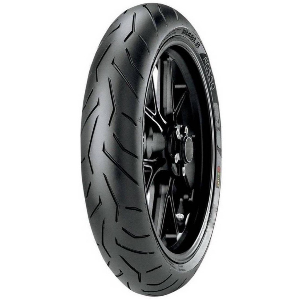 Pneu Dianteiro Para Moto Pirelli Supersport Diablo Rosso Ii Sem Câmara De 110/70 R17 H 54 X 1 Unidade Pneu Dianteiro Para Moto Pirelli Supersport Diablo Rosso Ii Sem Câmara De 110/70 R17 H 54 X 1 Unidade