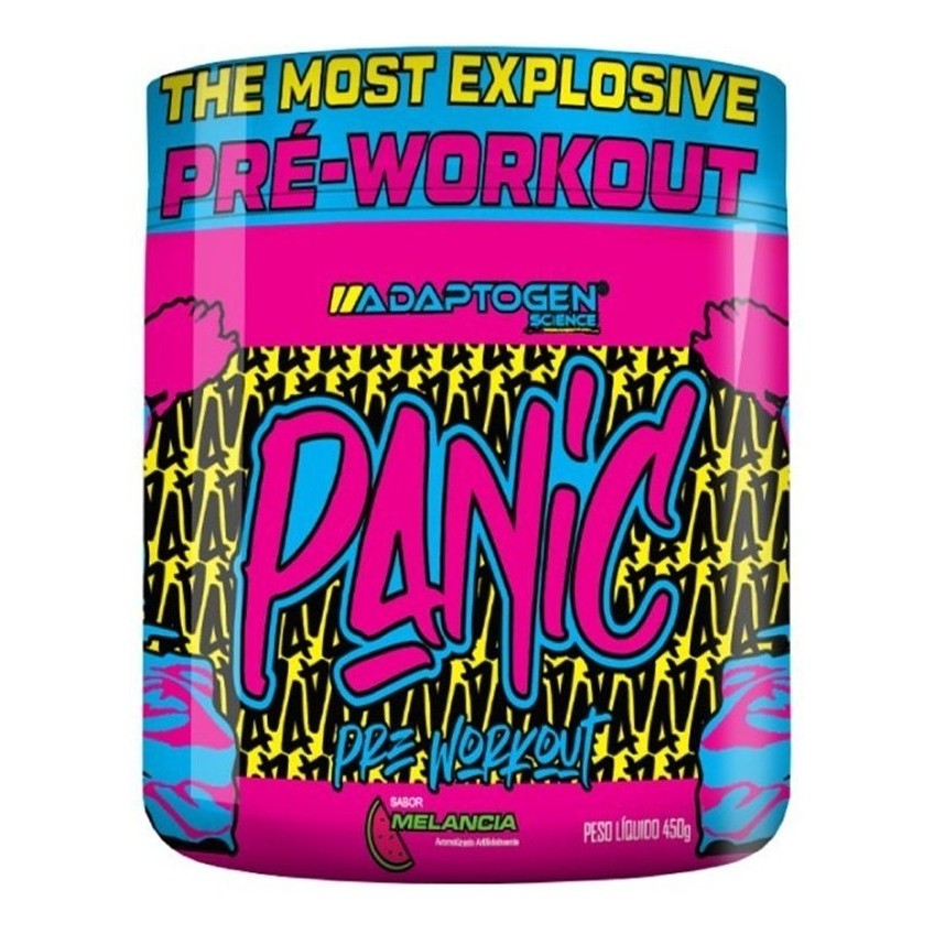 PANIC PRE-TREINO 300G MELANCIA ADAPTOGEN PANIC PRE-TREINO 300G MELANCIA ADAPTOGEN