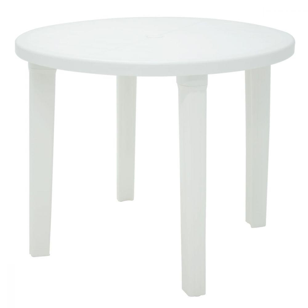 Mesa Tramontina Cassino Polipropileno Branco Mesa Tramontina Cassino Polipropileno Branco