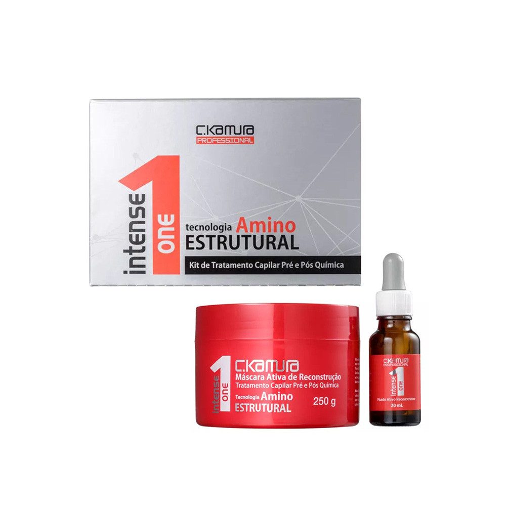 Kit Capilar Pré e Pós Quimica C.Kamura Intense One 270g