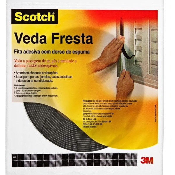 Fita Veda Fresta 3M SCOTCH 19MM X 5M Fita Veda Fresta 3M SCOTCH 19MM X 5M