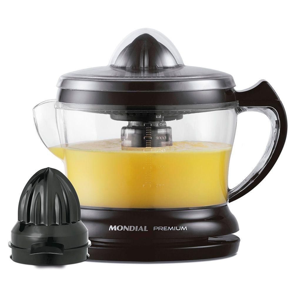 Espremedor Mondial Premium E-02 Espremedor-127v-preto Espremedor Mondial Premium E-02 Espremedor-127v-preto
