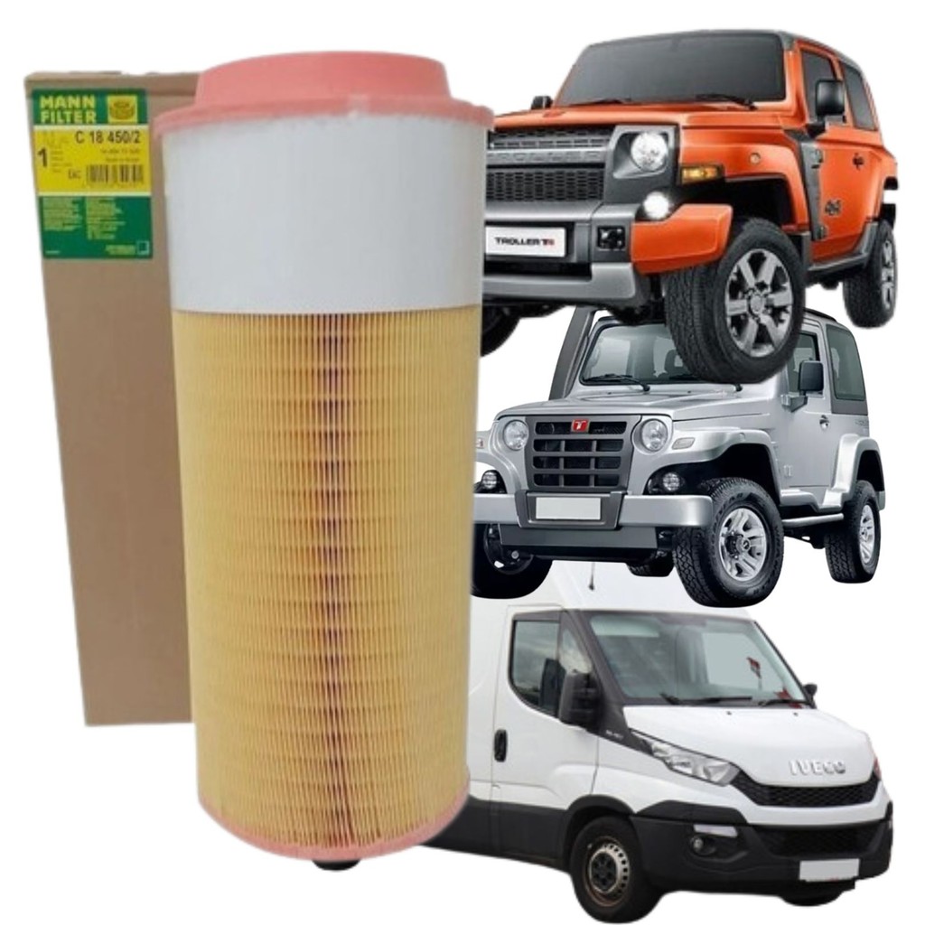 Filtro Ar Troller T4 3.0 / 3.2 Diesel – Iveco Daily 3.0 (C18450/2) Filtro Ar Troller T4 3.0 / 3.2 Diesel – Iveco Daily 3.0 (C18450/2)