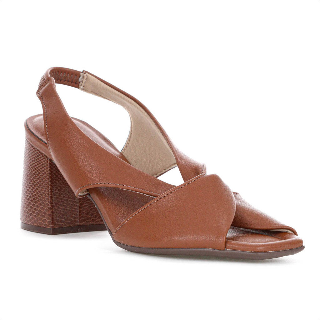 Sandália Piccadilly Salto Médio Flavia Marrom – Feminino Sandália Piccadilly Salto Médio Flavia Marrom – Feminino