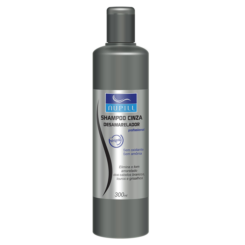 Shampoo Cinza Desamarelador Nupill 300ml Shampoo Cinza Desamarelador Nupill 300ml