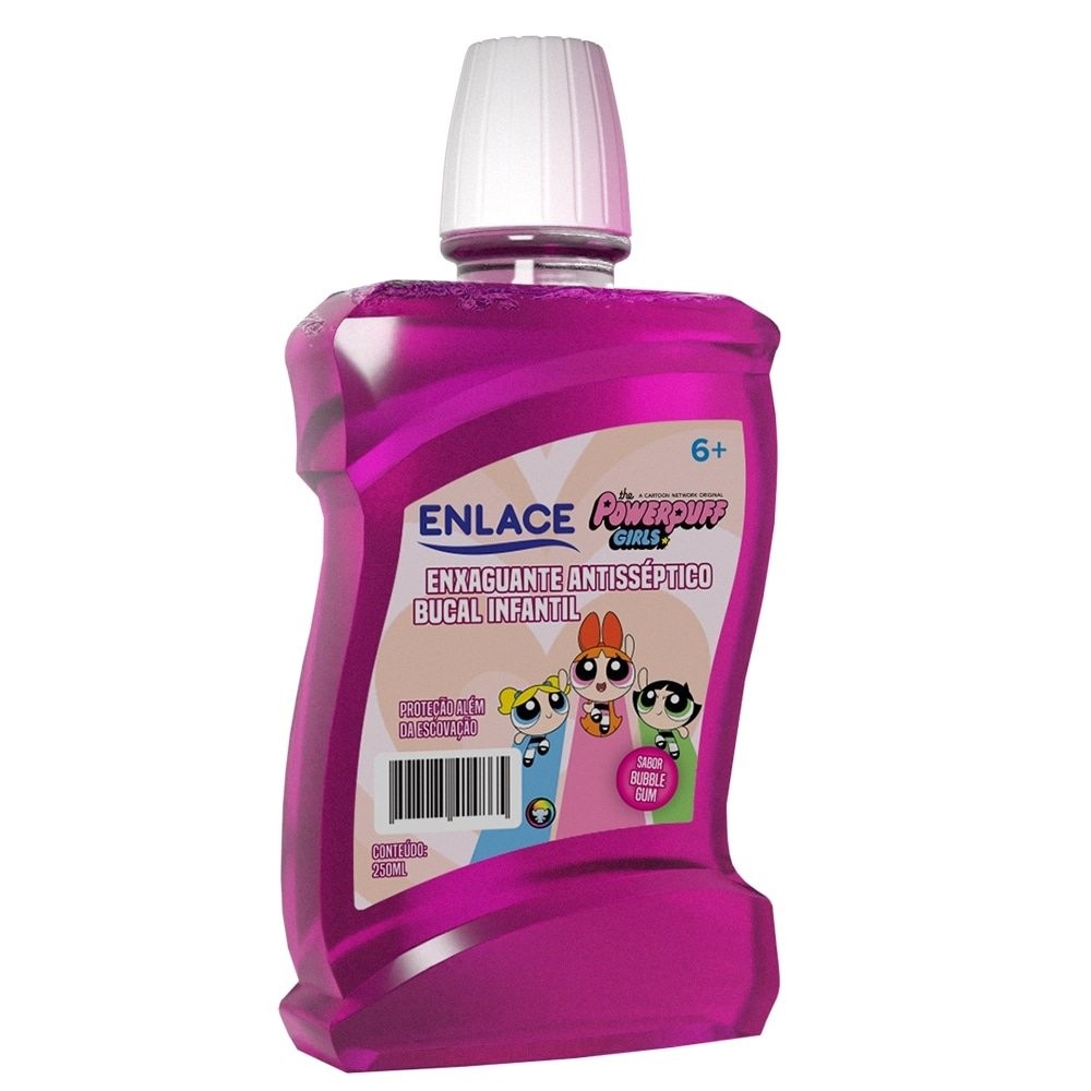 Enxaguante Bucal Enlace Meninas Super Poderosas 250ml Enxaguante Bucal Enlace Meninas Super Poderosas 250ml