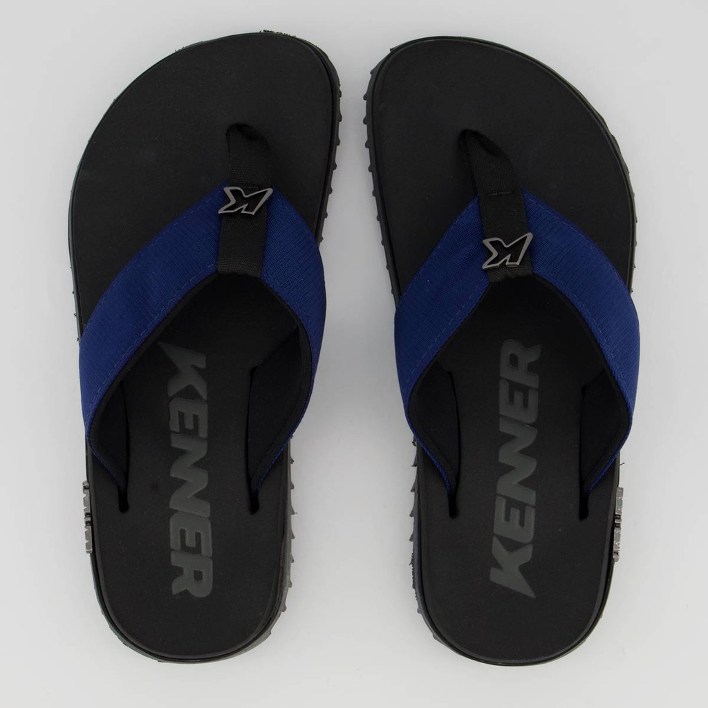 Chinelo Kenner Kivah Preto e Marinho Chinelo Kenner Kivah Preto e Marinho