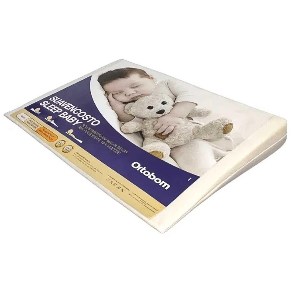 Travesseiro Infantil Rampa Anti Refluxo Sleep Baby (40×70) – Ortobom Travesseiro Infantil Rampa Anti Refluxo Sleep Baby (40×70) – Ortobom