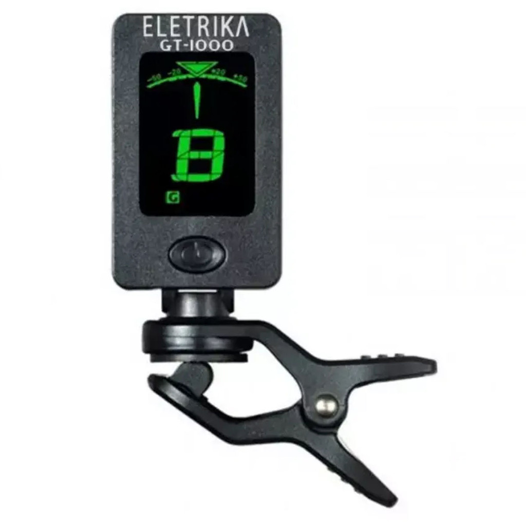 Afinador Clip Cromático Profissional de Contato GT1000 Eletrika Afinador Clip Cromático Profissional de Contato GT1000 Eletrika