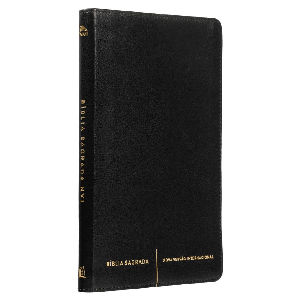 Bíblia Sagrada Slim | NVI | Capa Luxo Preta Bíblia Sagrada Slim | NVI | Capa Luxo Preta